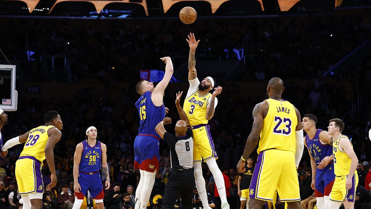 NBA Nuggets vs. Lakers tip off