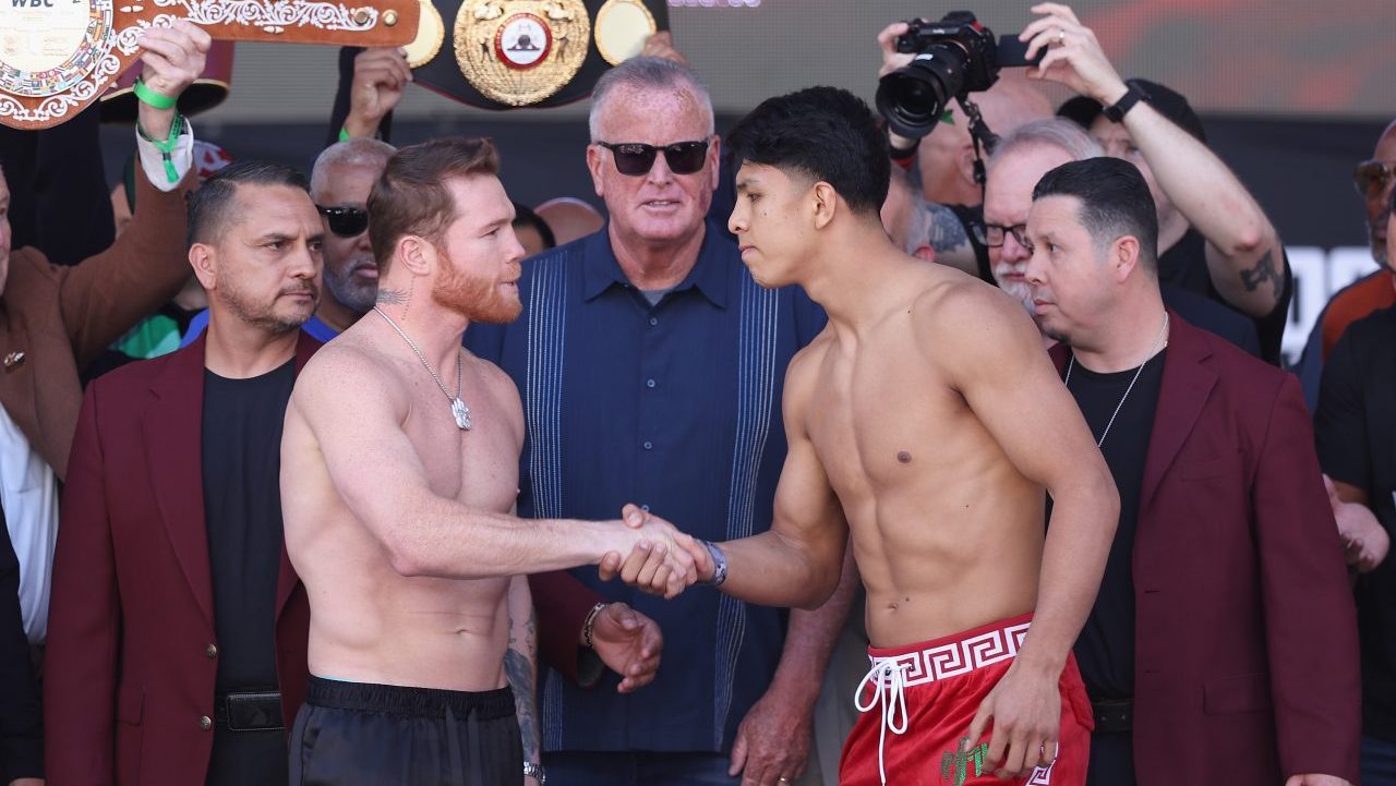 Canelo Alvarez and Jaime Munguia