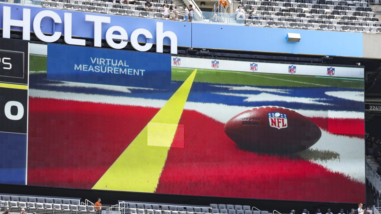 Detailed view of the NFL virtual measurement