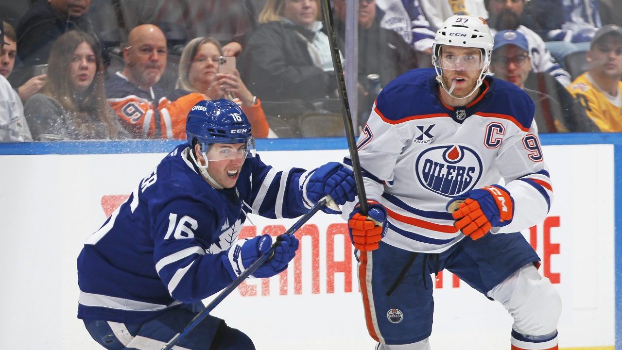 Mitch Marner and Connor McDavid