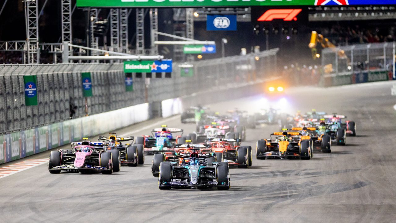 Formula 1 Las Vegas Grand Prix start