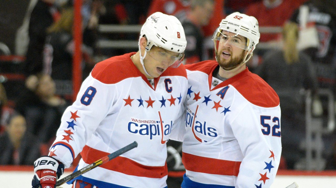 Alex Ovechkin congratulated for 400th goal