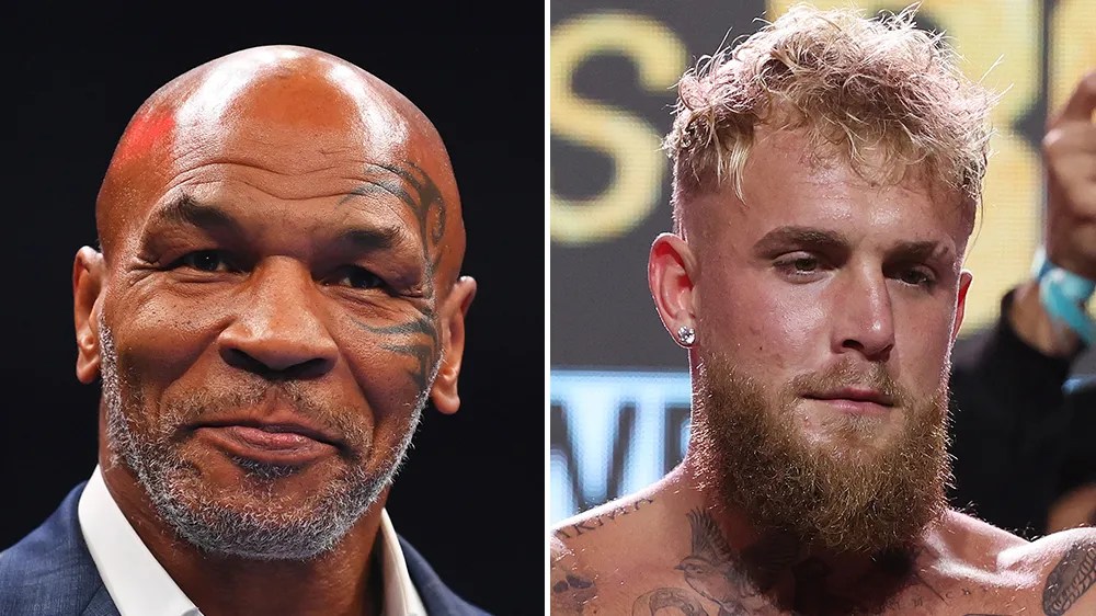Mike Tyson and Jake Paul