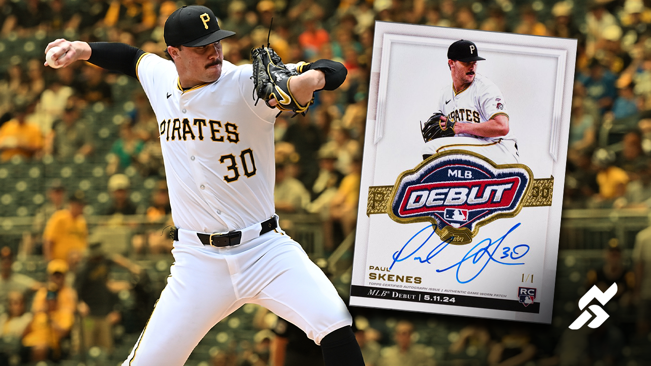Paul Skenes Topps patch debut card