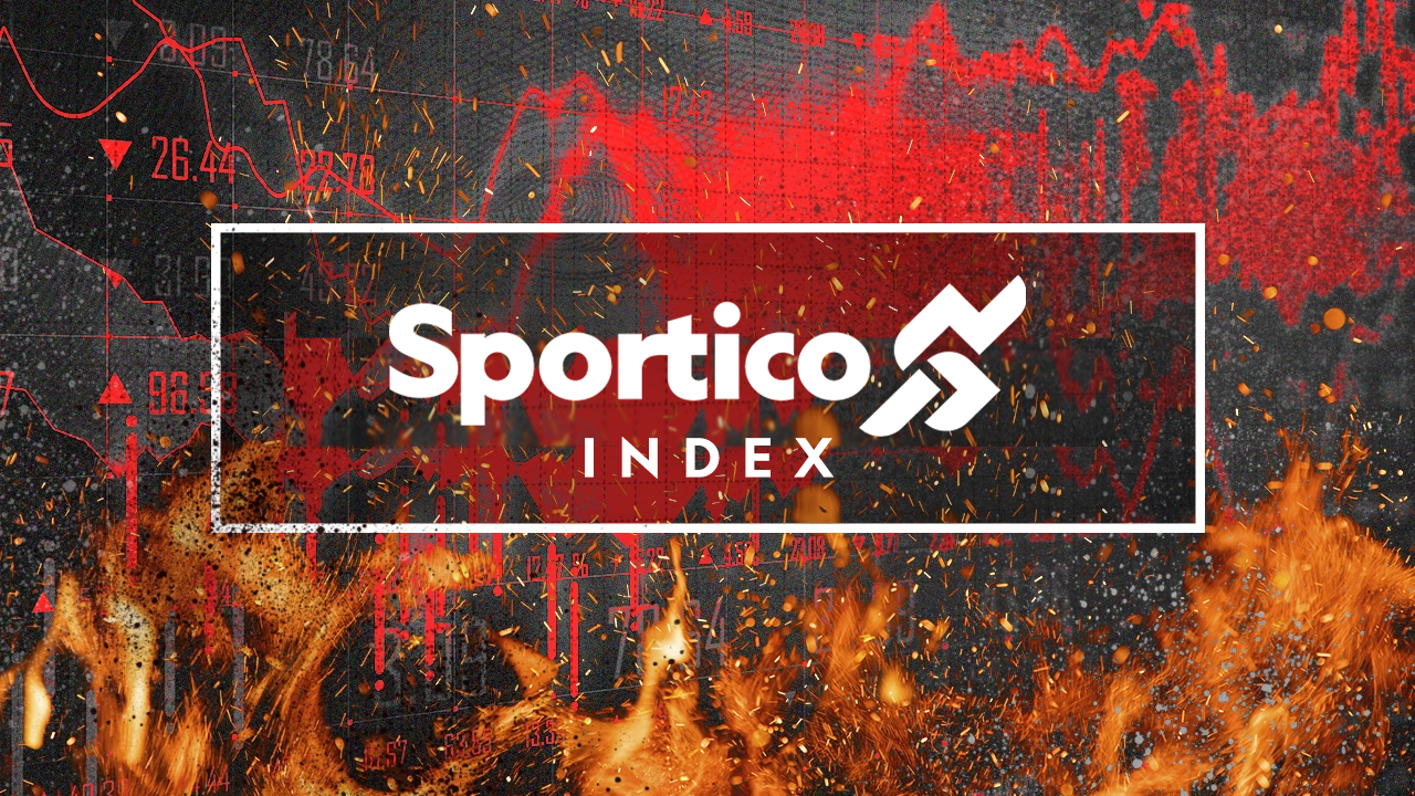 sports stock index down